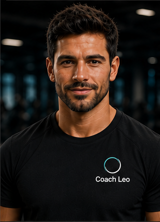 Retrato de Coach Leo, entrenador virtual de Integra GYM